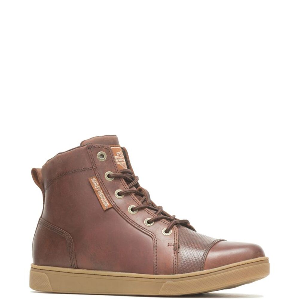 Harley-Davidson Mens Breman 4.5" Brown Shoes (NWT)